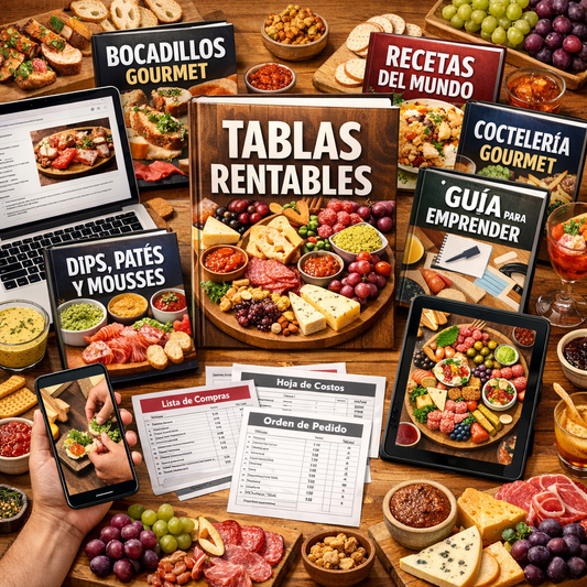 Tablas Gourmet y Bocadillos Rentables🧀 + Bonos🎁